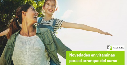 Novedades en vitaminas para arrancar el nuevo curso